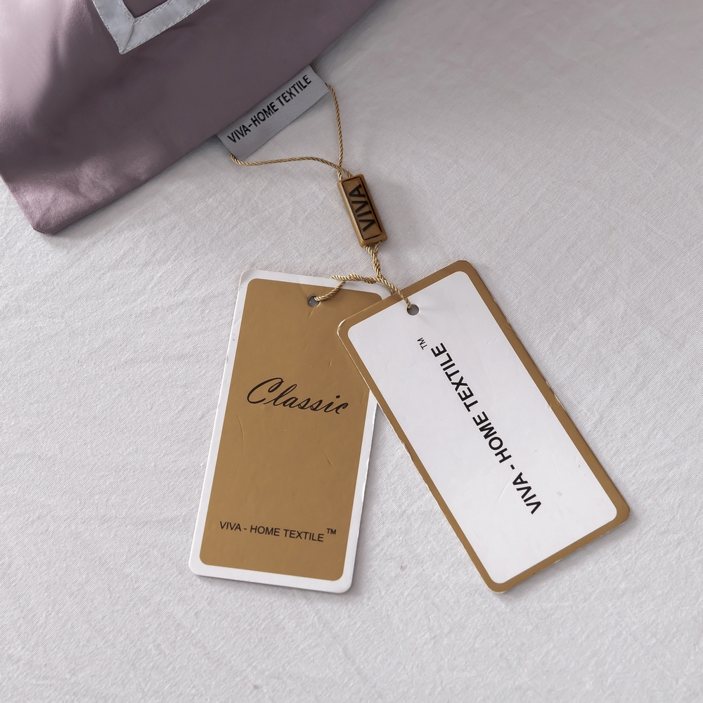 Комплект постельного белья Однотонный Сатин Премиум широкий кант OCPK020