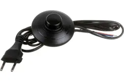 Провод с вилкой для бра Navigator 500Вт 1,7м напольный черный 30145