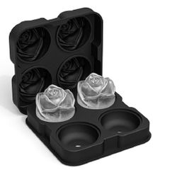 Форма для льда "Роза" 4 ячейки d6 см силикон B'Guys P.L.- Barbossa