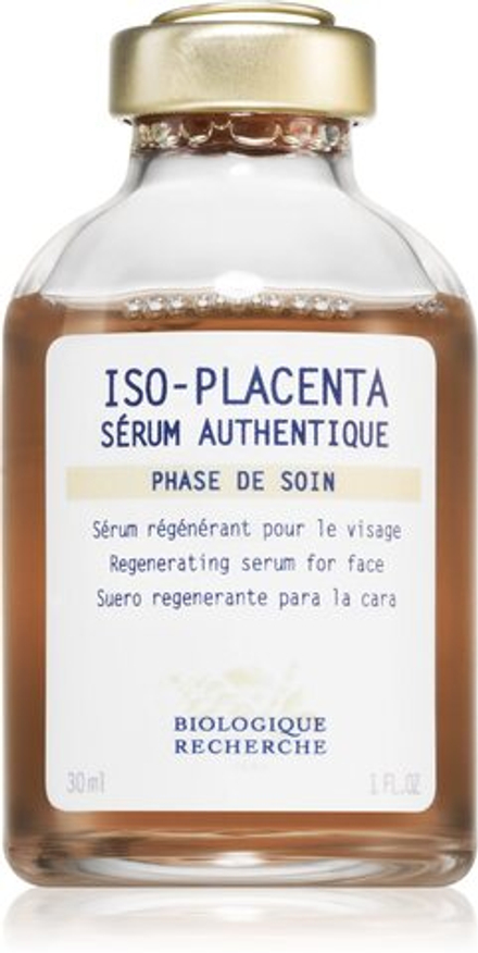 Biologique Recherche ISO-PLACENTA Serum Authentique - корректирующий и регенерирующий уход за кожей с несовершенствами и акне /   30  ml  / GTIN 3700693209625