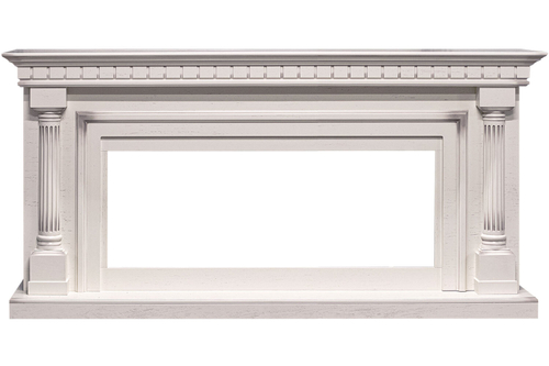 Портал Royal Flame Dallas - Слоновая кость с патиной (Ширина 1665 мм)