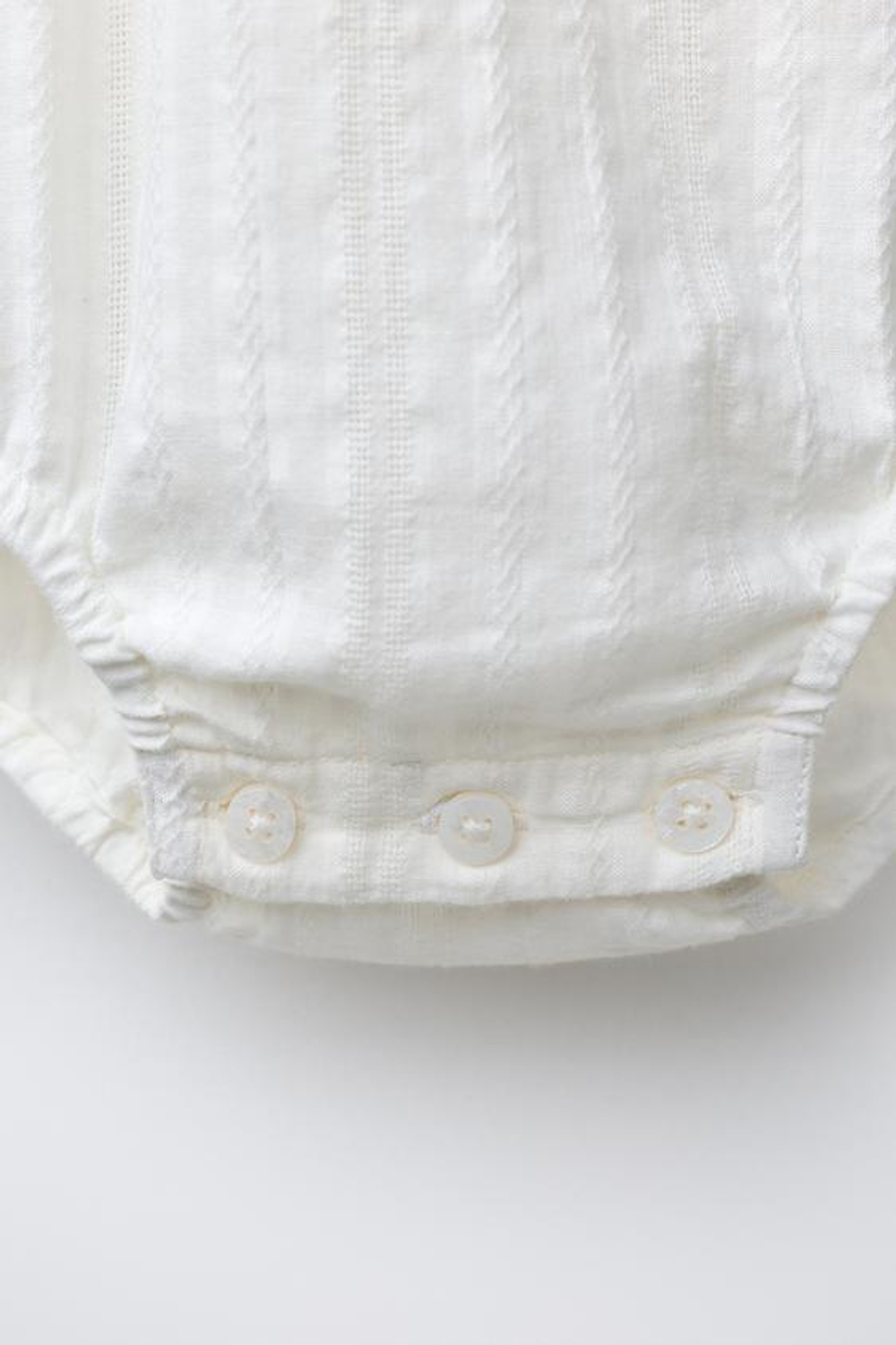 ZARA БОДИ С ТЕКСТУРОЙ В РУБЧИК, ЭКРЮ