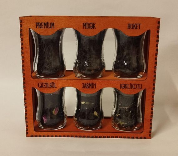 Armudu Azerbaijan tea set 6-lı dəst