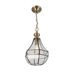 Citilux Гера-1 CL444110 Подвесной светильник витражный Бронза