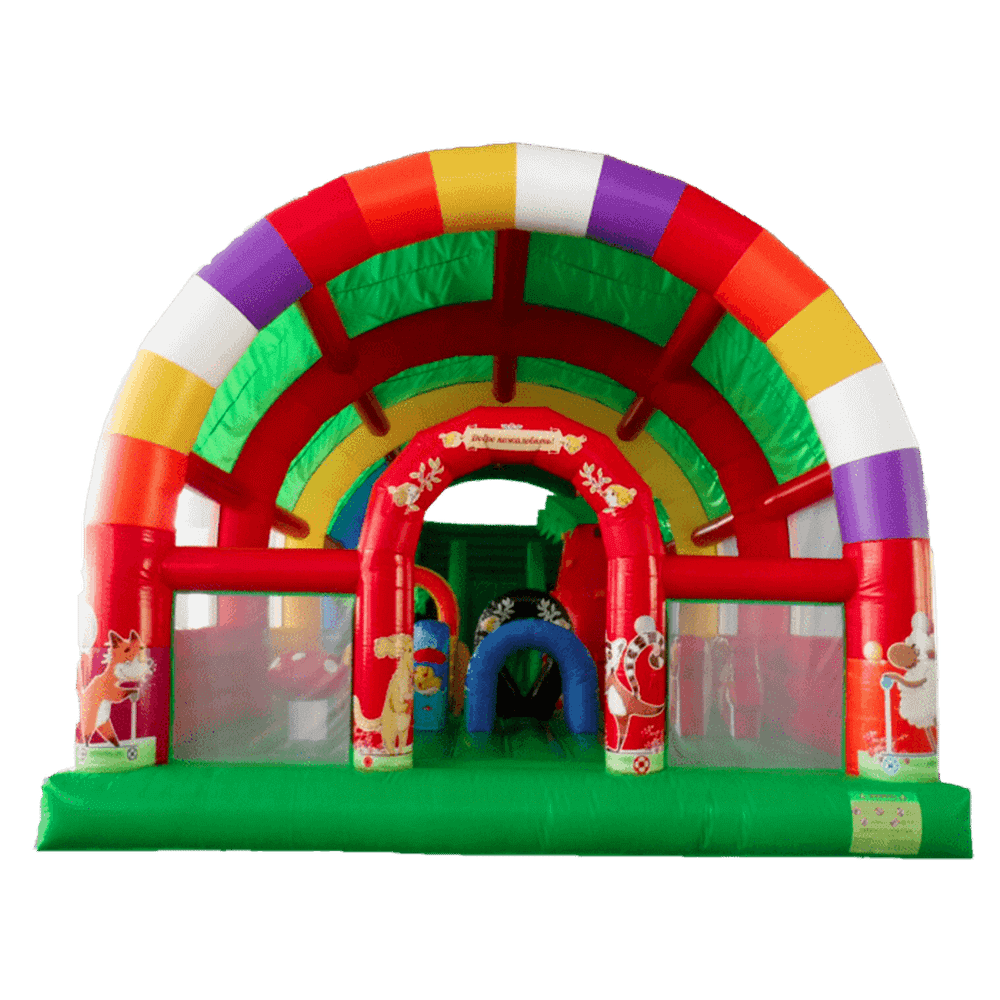 Батут с тентом "В кругу друзей"