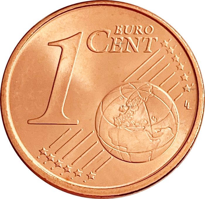 1 евроцент 2014 Испания (1 euro cent)