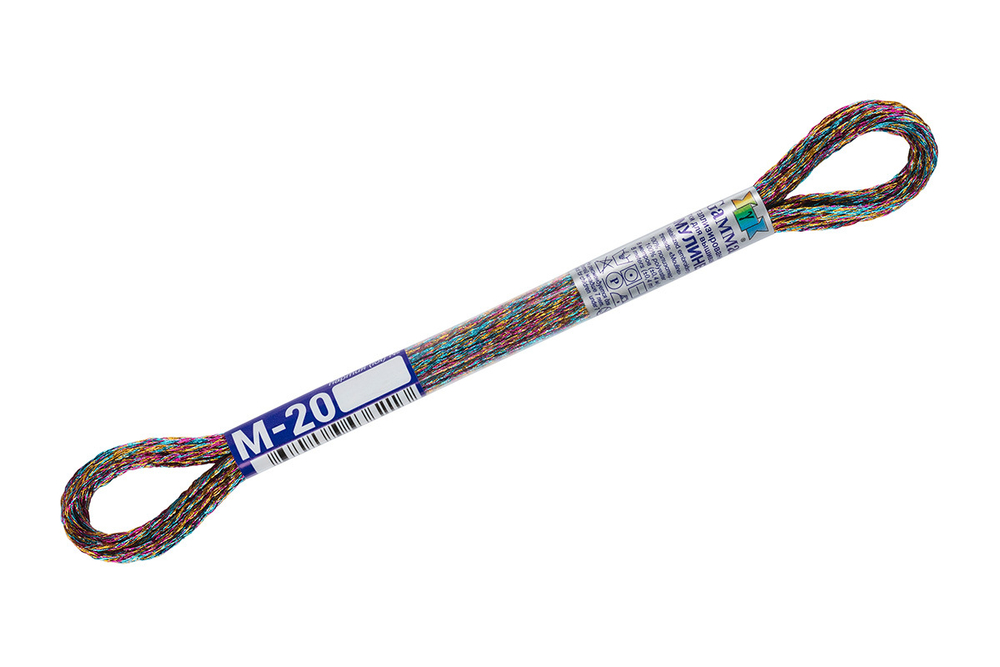 Мулине "Gamma" металлик, 8м, 100% пэ, № М-20