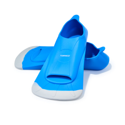 Ласты для бассейна TORRES F02, SWF022401BL, р. EU 34-36 (XXS), сине-серый