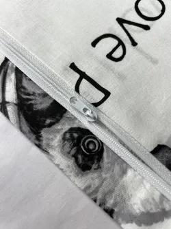 Постельное белье перкаль Сказка "Панды" семейное Наволочка 50х70 см 2 шт Простынь на резинке 160x200 см Пододеяльник 145x215 см 2шт