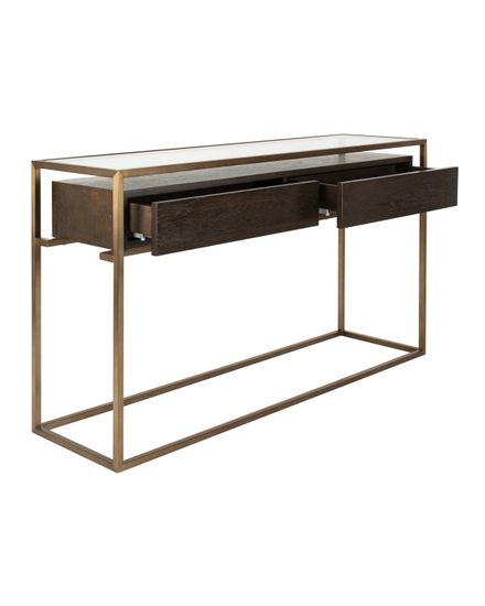 Коричневая консоль с ящиками “Хэйворд”