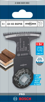 Полотно погружное по дереву PRO Starlock BiM65х40 мм Hard Wood AII 65 BSPIB BOSCH 2608669083