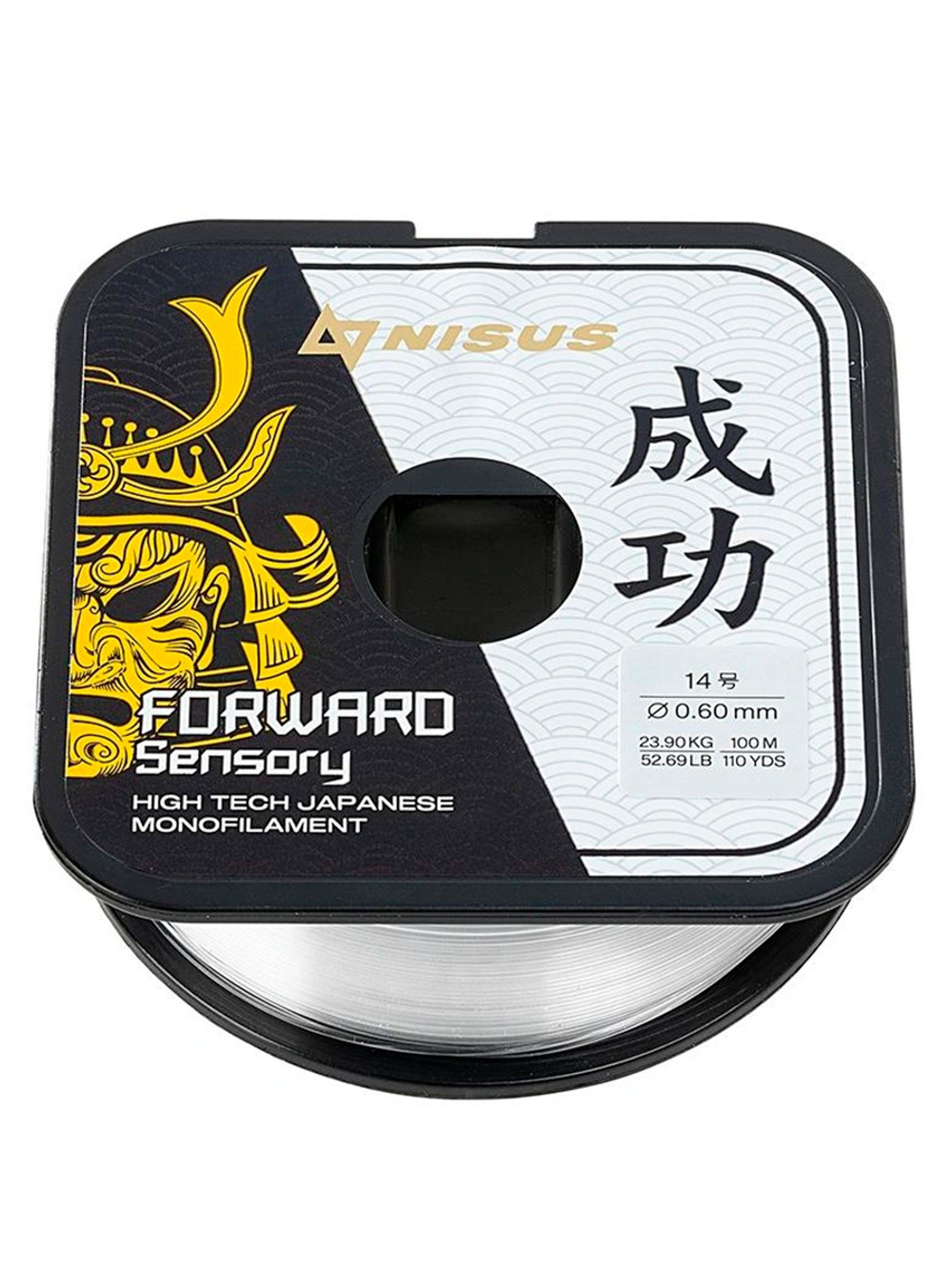 Леска для рыбалки Nisus FORWARD Sensory Nylon Transparent 0,261mm/100m (N-FS-0261-100)