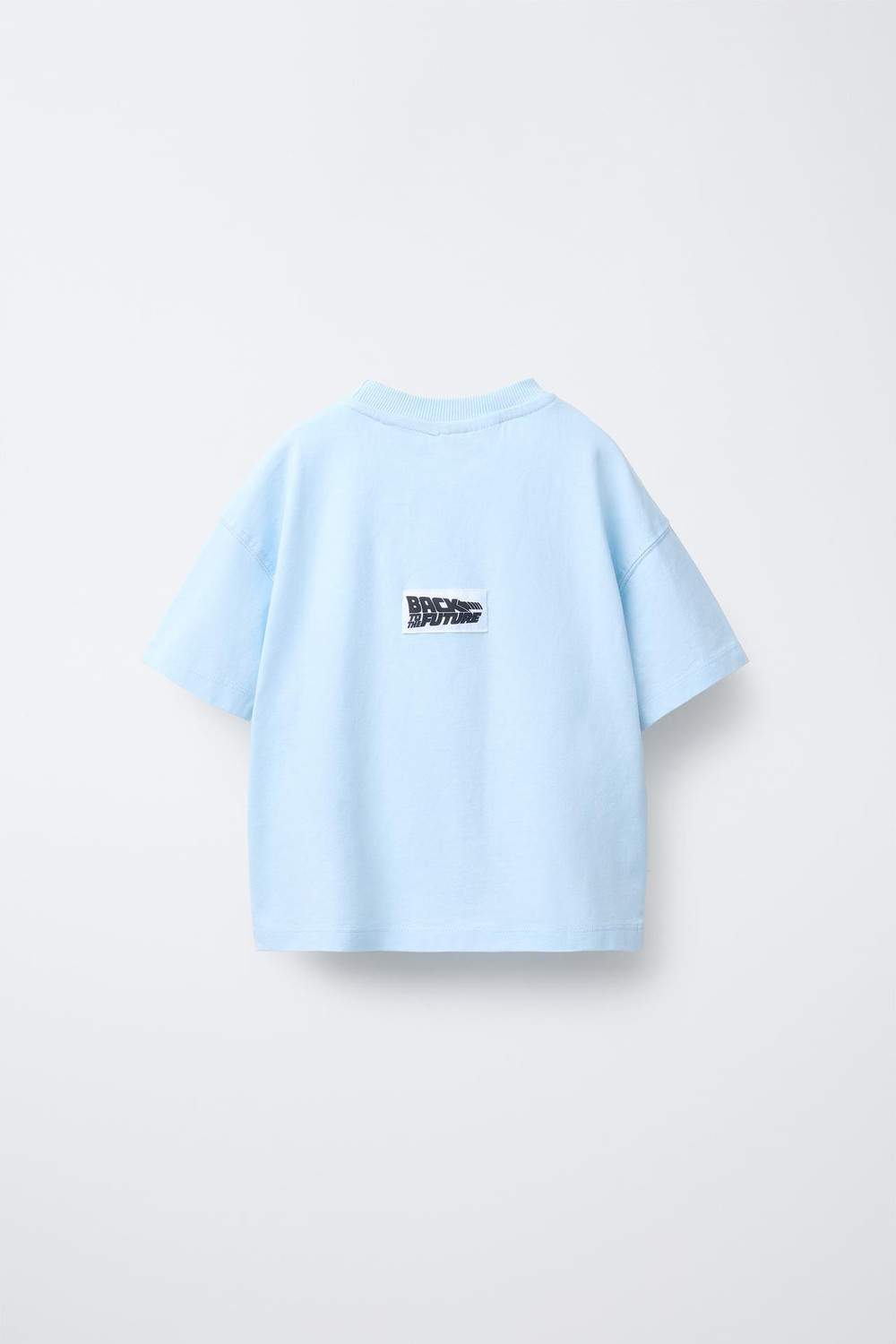 ZARA ФУТБОЛКА С ПРИНТОМ BACK TO THE FUTURE ™, ГОЛУБОЙ