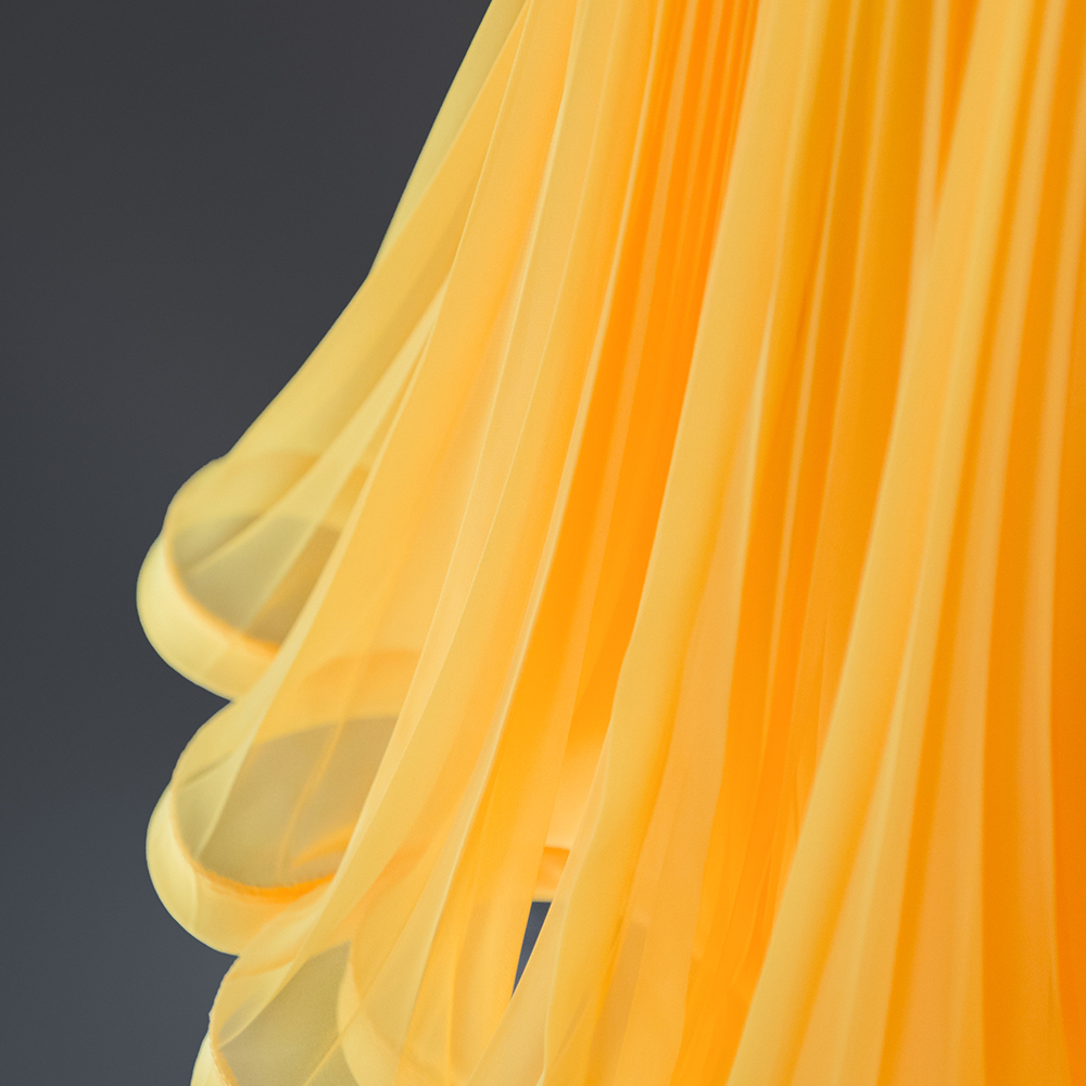 желтое платье для танцев