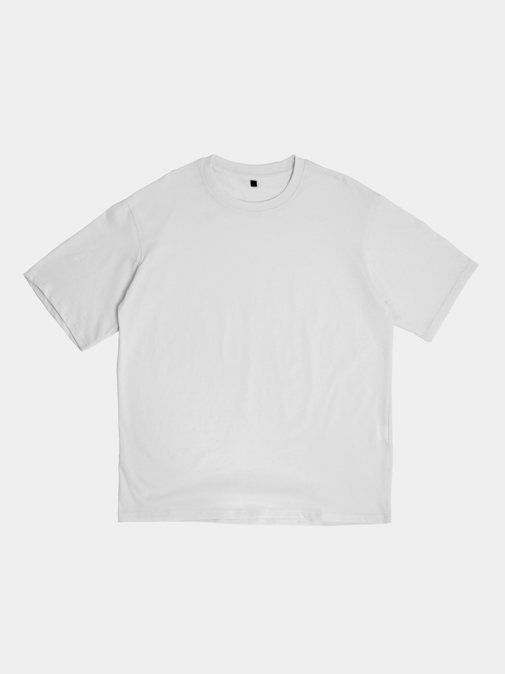 Сток футболка #216 оверсайз (белый), 100% хлопок, плотность 190 гр.