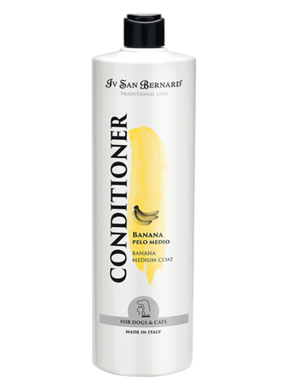 IV SAN BERNARD Кондиционер с ароматом банана для среднешерстных собак и кошек, 100 мл