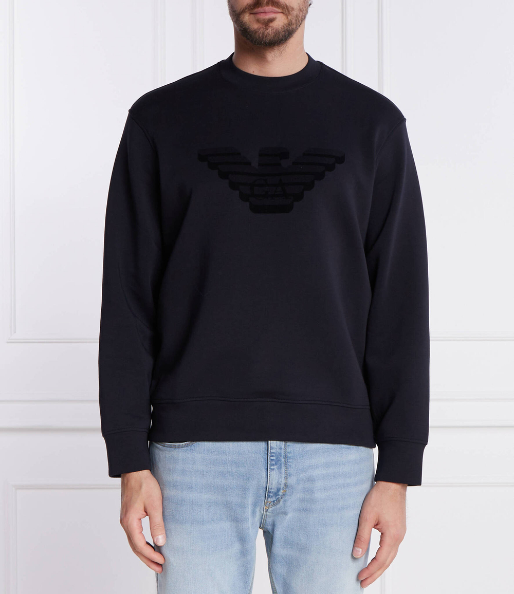 Худи Emporio Armani - темно-синий(6R1MG7 1JHSZ)