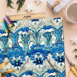 Ткань премиум таффета орнаментальные взлеты