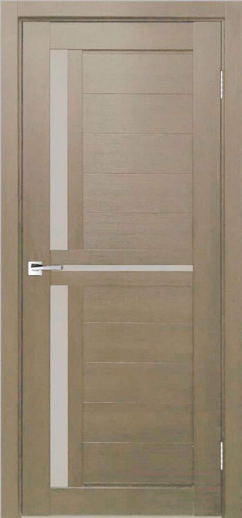 Межкомнатная дверь Z-2 / Цвет Тон Неаполь / Остекление "Сатинат белое" / Двери Верда