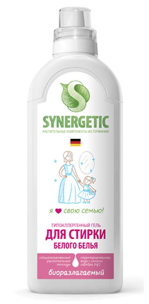 Гель для стирки Synergetic для Белого белья 750 мл