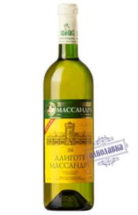 Вино Алиготе Массандра 0,75 л