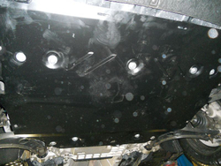Защита картера двигателя, КПП (2 мм, сталь) для Skoda Octavia A5 (FL/Scout) 2008-2013 (V = 1.4; 1.4 TSI; 1.6; 1.8 TSI; 2.0TDi 4x4), Skoda Superb 2008-2016 (V = 1.4; 1.8; 2.0D; 3.6 AT/MT), SEAT Altea Freetrack 2007-2015 (V = 2.0 DSG), SEAT Leon II 2005-2012, Volkswagen Caddy (для а/м без штатного пред пускового подогревателя) 2004-2015 (V = 1.2 TSI; 1.6 MPI), Volkswagen Golf Plus 2004-2014 (V = 1.4; 1.6; 1.8; 2.0), Volkswagen Golf V 2003-2009 (V = 1.6; 1.4TSI; 1.8TSI), Volkswagen Golf VI 2008- Sheriff.02.1988