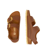 Босоножки кожаные milano Birkenstock - коричневый(1024067)