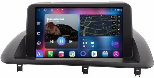 Магнитола для Lexus CT200h 2010-2015 (монохром, джойстик в комплекте) - FarCar BM9597M на Android 13, QLED, TS10, 4Гб+32Гб, CarPlay, 4G SIM-слот