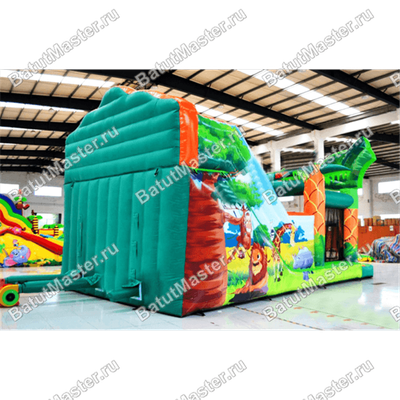 Коммерческий надувной батут "Мир сафари"