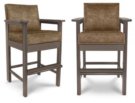 Стул бильярдный Victory (Grey_bristol,Винилискожа Mahogany,Винилискожа (Mahogany) цвет № 202)