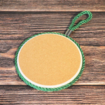 Подставка под горячее керамика-пробка 12см Символ года 2026 №20