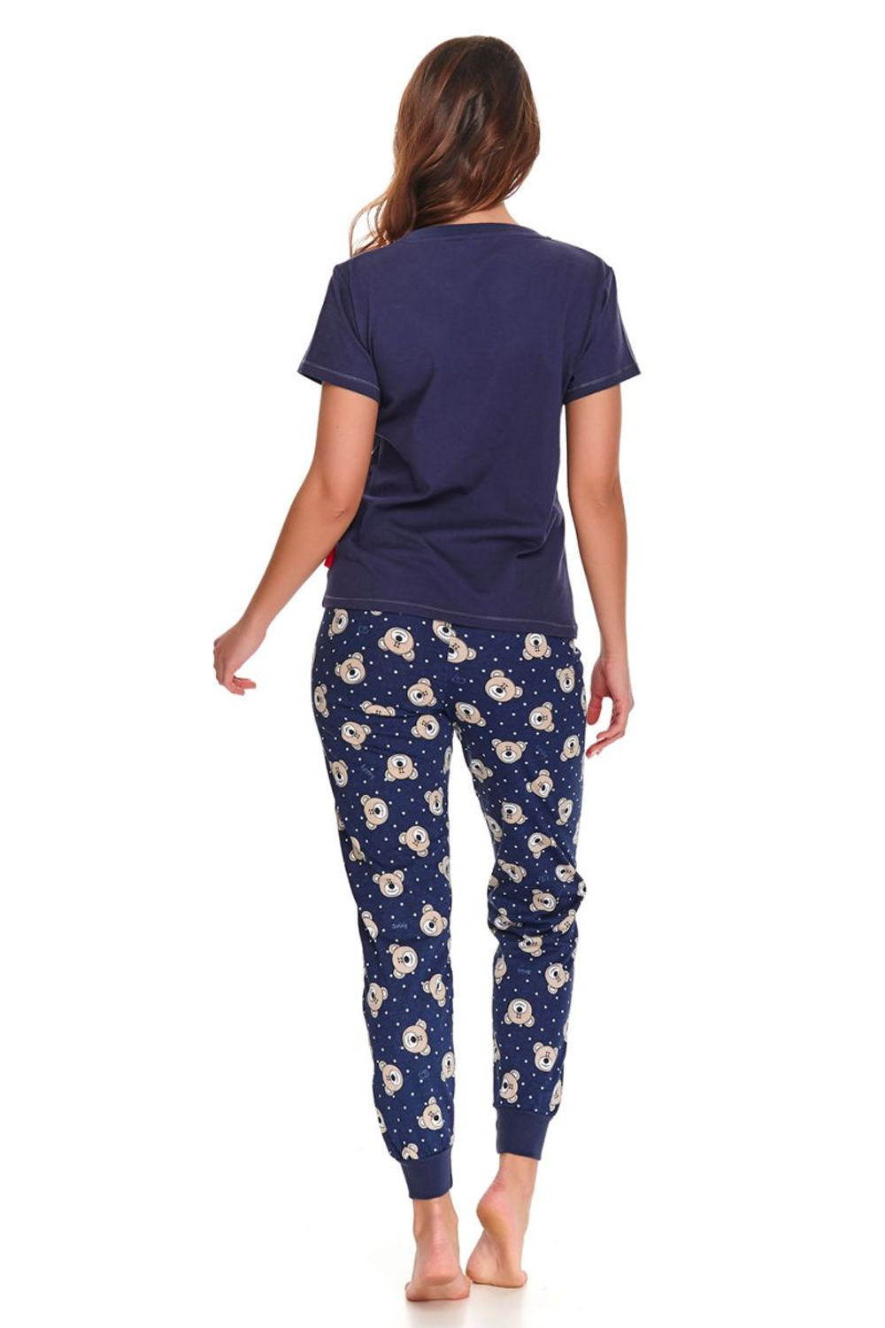 Оригинальная пижама с мишками (Размер: S) (Цвет: темно-синий)