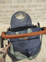 Санки-коляски "Ника детям 7-8K" в елочку синий