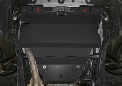 Защита картера АвтоБроня (увеличенная) для Subaru Legacy V (V - 2.0; 2.5) 2009-2015/Subaru Legacy VII (V - 2.5) 2019-н.в./Subaru Outback IV (V - 2.5) 2009-2015, сталь 1.8 мм, с крепежом, 111.05408.1