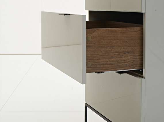 Шифоньер Angel Cerda Personale CP1406-A/7019 жемчужно-серый