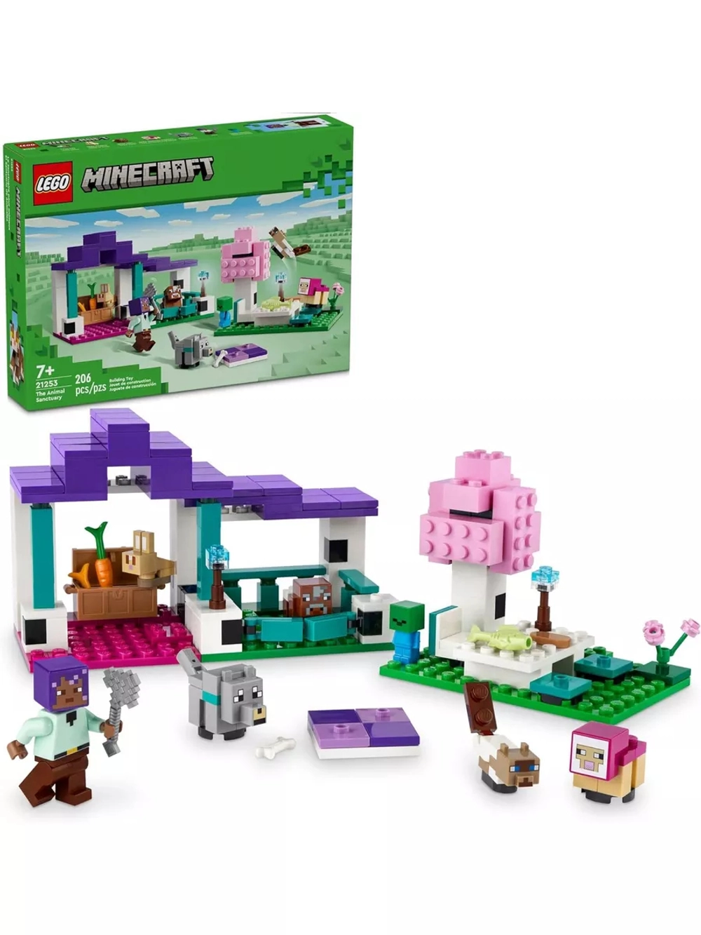 Лего Майнкрафт Приют для животных Lego Minecraft