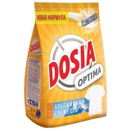 DOSIA OPTIMA стиральный порошок Альпийская свежесть 1,2кг