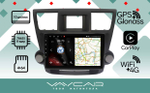 Магнитола для Toyota Highlander 2007-2013 (крутилки декоративные) - Vaycar VA77-0035 на Android 13, 8-ядер, 4G SIM-слот