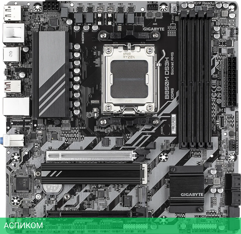 Материнская плата Gigabyte B850M DS3H rev. 1.0