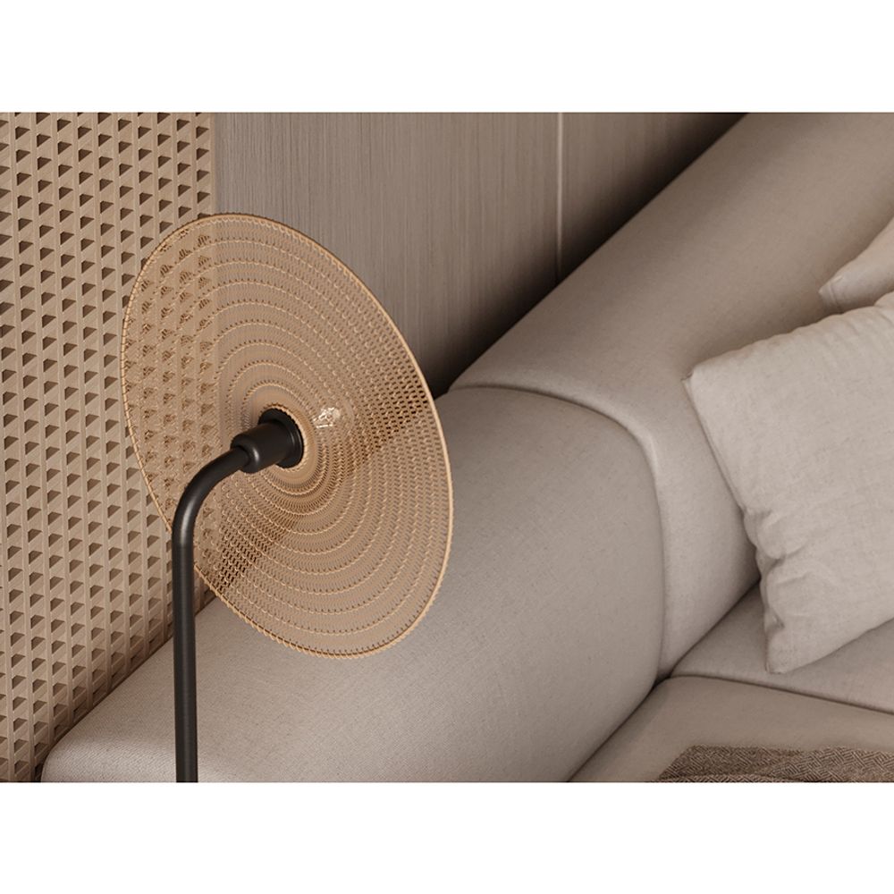 Торшер Vinger, 143 см, бежевый