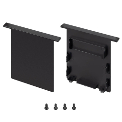 Заглушка SL-LINIA52-3L-F-LOW BLACK глухая (Arlight, Пластик) 044706