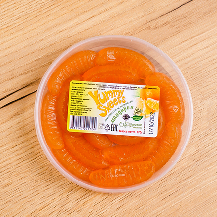 Мармелад домашний мандарин без сахара, 170г