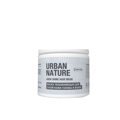 Urban Nature Salon Care AQUA SHINE Маска увлажняющая для сухой кожи головы и волос