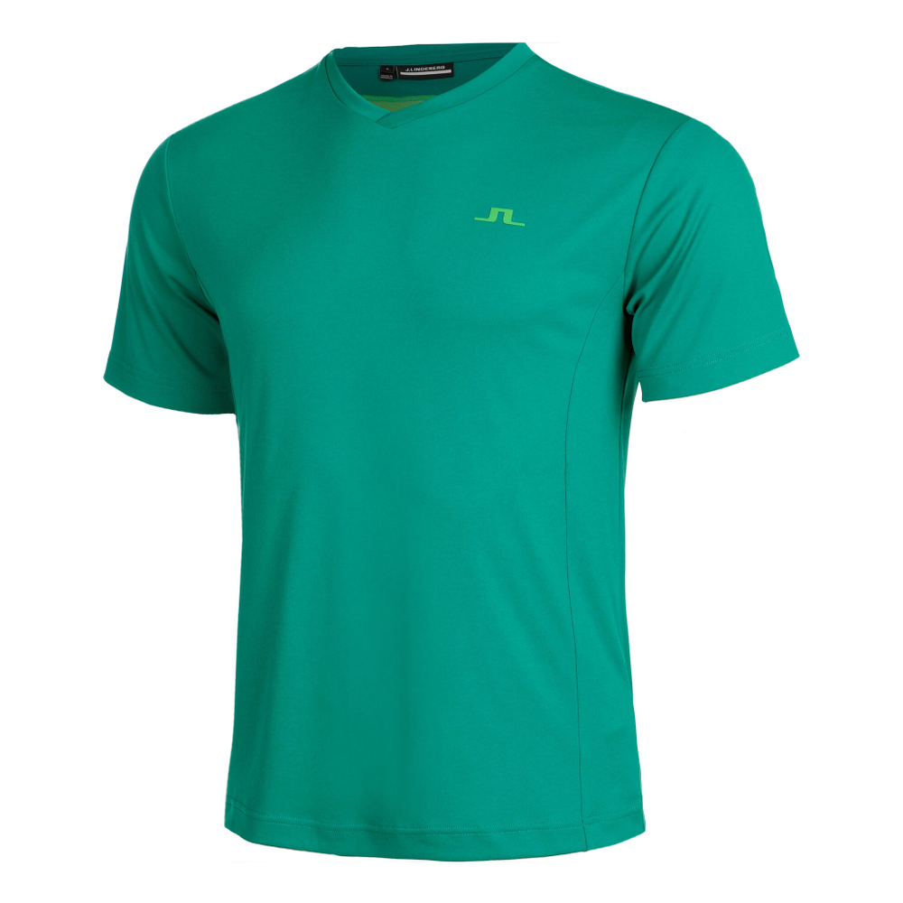 Мужское теннисное поло JLindeberg Active T-Shirt Men - Green