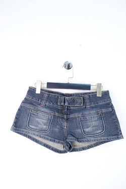 Шорты M-o-t-o джинсовая классика, маркировка 38, визуально на 44 размер