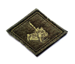 Шеврон оливковый Танковые войска