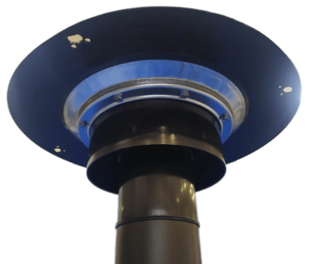 ТП-01.У.100/4-Э Кровельная воронка с электроподогревом, фланцем из нержавеющей стали и листвоуловителем