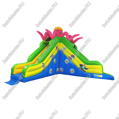 Водная горка «Король Осьминогов», 6×6×5,5 м