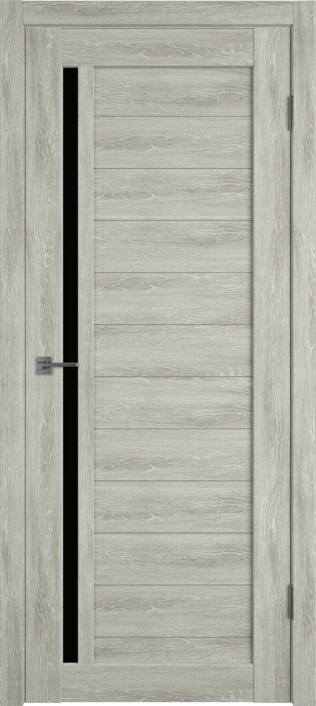 Дверь Atum 9 / Lin Vellum / Black Gloss / Владимирские двери
