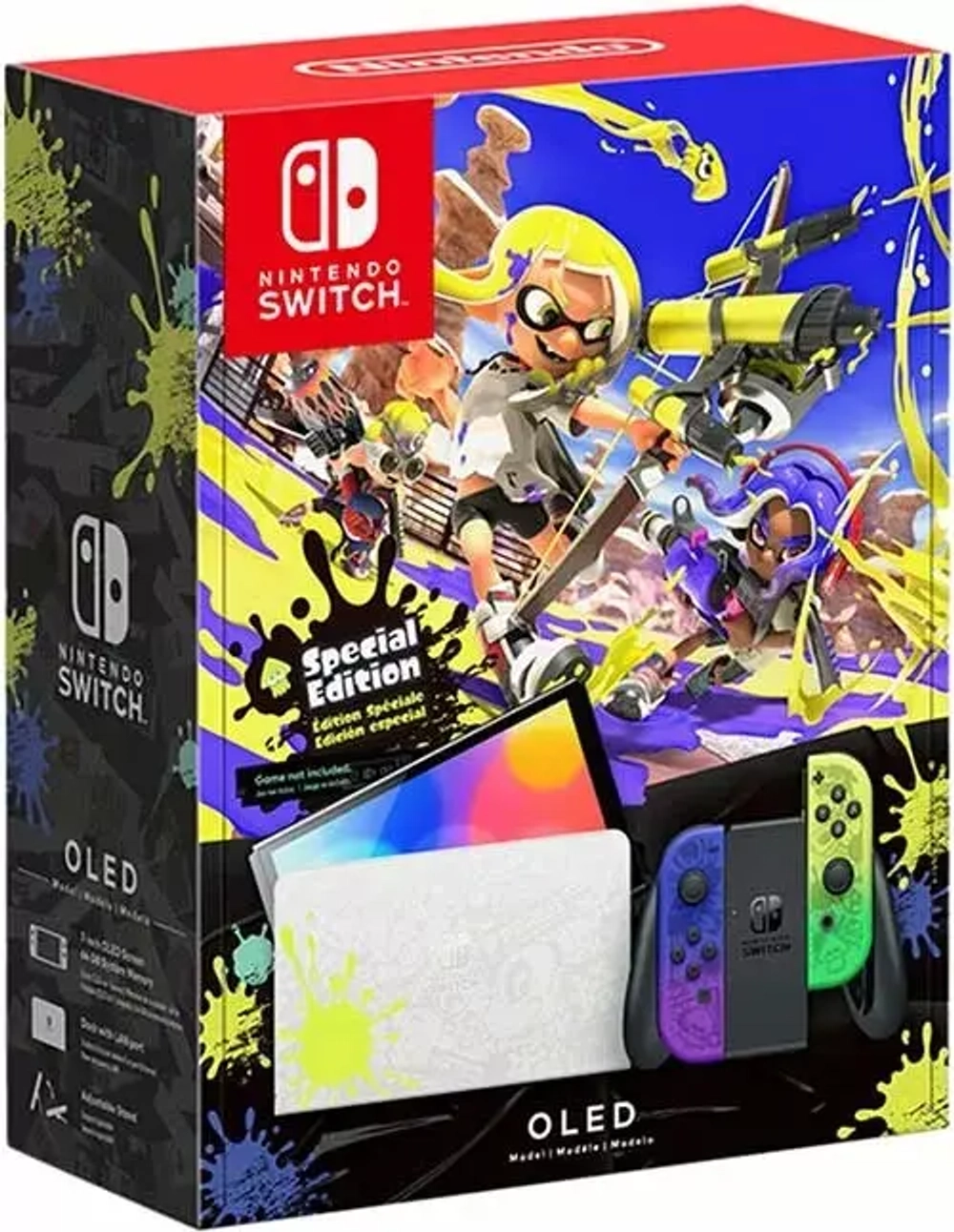 Игровая приставка Nintendo Switch OLED Splatoon 3 Special Edition (Фиолетовый)